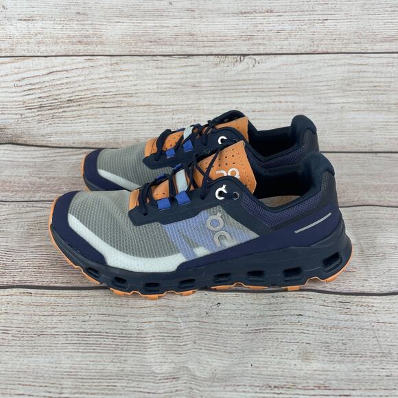 On Cloudvista Womens Sz 6 Running Shoes Midnight Copper - Picture 6 of 9